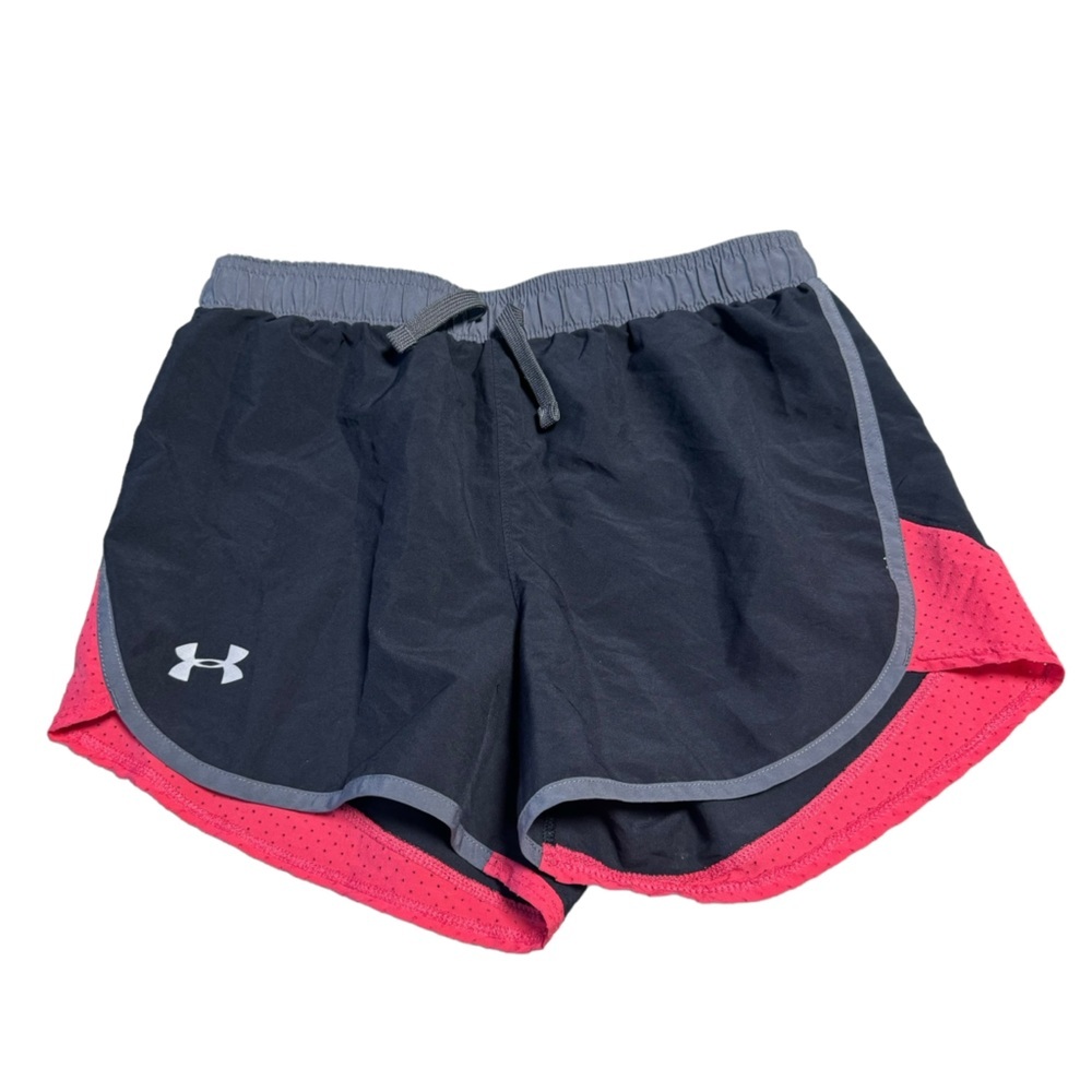 Under Armour | Gray, Black and Pink Athletic Shorts | Great Condition | 0039